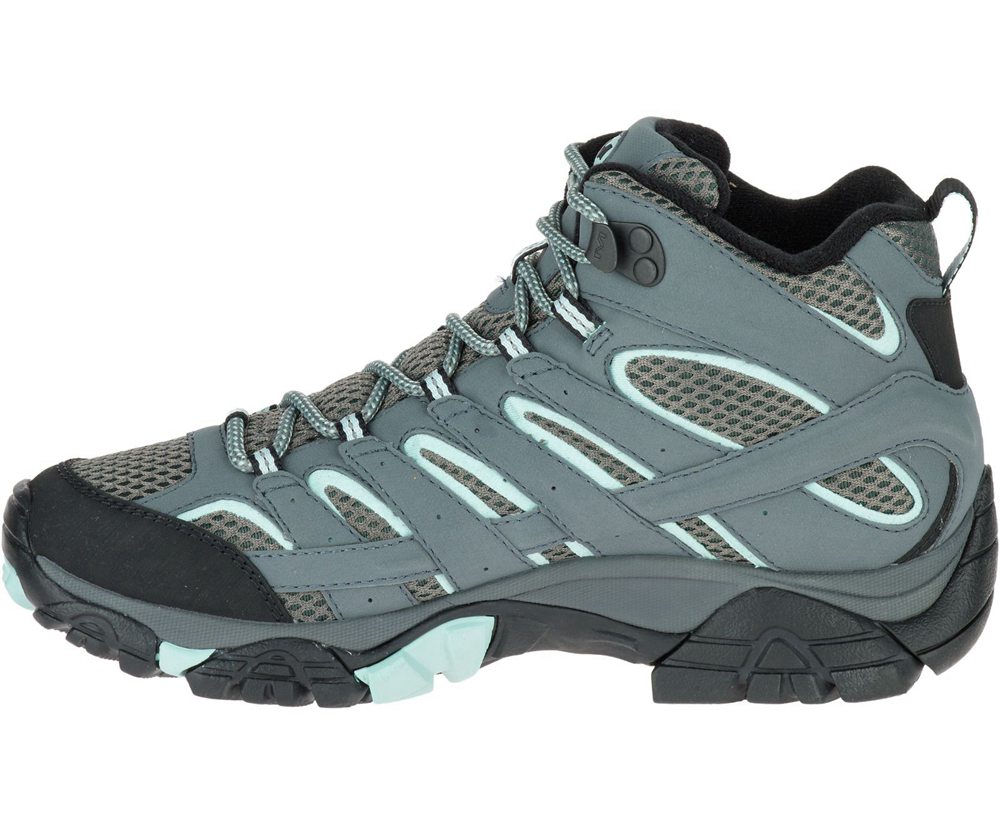 Botas Mujer - Merrell Moab 2 Mid Gore-Tex® - Gris - ZBIA-38160